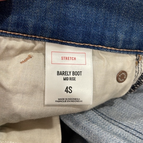 Express Stretch Barely  Boot Mid Rise - Picture 6 of 6